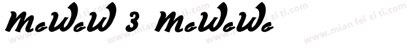 MoWoW 3 MoWoWo字体转换
